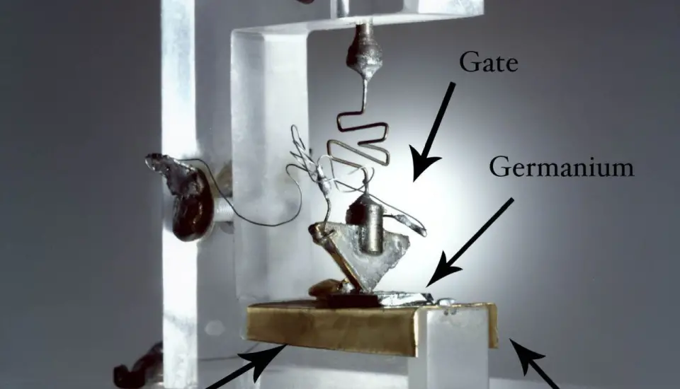 The First Transistor